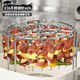 MIEHONE stainless steel vertical barbecue skewers 316 skewers air-free flip fryer grill household oven stove barbecue skewers 316 stainless steel needle thickened and thickened 24 grill skewers + selection grill One skewer Jin Jin is equal to 0.5 kilograms of meat