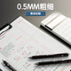 Stylo gel à balle à bouton-poussoir série M&G (M/G) MG-666 0,5 mm stylo signature d'examen noir à séchage rapide AGPH8401A 12 pièces * 5 boîtes