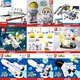 Senbao Aerospace Super Cute Rocket Long March 1 compatible LEGO assembled toy boy gift 203030 Tianwen No. 1 1098 pellets