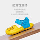 Cool Chapter (KUZHANG) baby sandals for summer for boys and girls soft sole non-slip waterproof home children's hole shoes children sandals Baotou beach 9277/gray blue 15 inner length CM size suitable for foot length CM