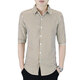 
Summer striped short-sleeved shirt men's 2025 new high-end light luxury shirt trendy brand handsome five-point mid-sleeved inch shirt 9-719 [Black] XL