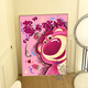 
Digital oil painting DIY fill coloring hand-painted berry has troubles cartoon acrylic oil color decorative painting qx12593 3040cm thickened inner frame Highlight pigment + oil canvas + multiple brushes +