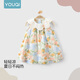 Youqi Baby Clothes Baby Girl Summer Mink Vest Robe Girl Nouvelle Jupe de princesse jupe florale dopamine