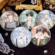 Shangchen sirène chutes bai ai xing lan bo bai chunian de badge de broch haut de gamme