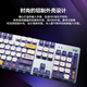 罗技（Logitech）K845机械键盘游戏电竞有线键盘电脑办公键盘个性定制键帽版送男生女友礼物 K845极光紫 红轴