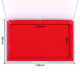 Deli (Deli) Plateforme d'impression rouge Fourte de bureaux à encre de séchage rapide Plateforme d'impression noire bleue Portable Financial Séchage rapide adapté aux fournitures de comptabilité d'huile carrée rouge