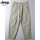 Jeep Spirit Pantalones casuales para hombres Pantalones de algodón puro de algodón ancho Pantalones de harén japoneses sueltos para hombres Pantalones de trabajo versátiles 6626 Negro 38