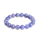 Pang Donglai’s quality purchase of elegant tanzanite bracelet new product Jiuya crystal round beads loose beads single circle bracelet transfer 7A grade tanzanite (picture 2 on the details page) 1cm