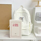 
Women's backpack schoolbag female college student 2024 new large capacity backpack yellow