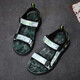 Boys' Sandals 2025 New Summer Children's Soft Sole Anti-Slip Middle and Large Boys' Outdoor Sports Beach Shoes Summer Style Army Green 30