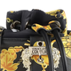 范思哲（VERSACE）单肩斜挎包副线巴洛克印花微标革水桶包包女款黑色 基础装(包+防尘袋)