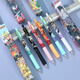 
UHFQ Naruto's new blind box pen creative cartoon cute ins high-value press neutral pen quick dry black water X-6189 Naruto's blind box pen random 6 0.5mm 0.5mm x single