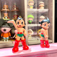 铁臂阿童木手办男生公仔周边Astroboy桌面潮玩摆件 暗黑限定 高约13.5cm
