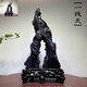 Linku Anhui Lingbi Stone Lingbi Stone Dornaments Boutique Backing Mountain Natural Raw Stone Taihu Stone Strange Stone Livel Room Китайская каменная одежда желтая 695 Fudong Lingxiao укрывает ветер и дождь