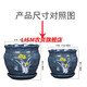 天南兄弟 TNBROTHERS新款陶瓷带托盘简约新中式阳台兰花  盆栽多肉定制WN 灰7170幸福一个 陶瓷中等