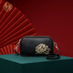 ZOOLER Bag Women's 2025 New Chinese Style Embroidery Crossbody Bag Women's Cowhide Mom Bag Birthday Gift Gift for Elders Black