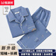 Hengyuanxiang Pyjamas Herren Sommerpolyester-Baumwoll-Kurzärmelhosen Hauskleidung Herren Sommer dünne mittlere und junge Menschen großer Anzug Spring Sy6623 [kurze Ärmel + Hosen] L [95-120jin [Jin gleich 0,5 kg]]