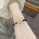 Chili New Gold Safety Bracelet Women's Gold 999 Small Gold Bead Bracelet as a Chinese Valentine's Day Gift for Girlfriend and Wife Main Picture Bracelet