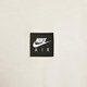 
Nike men's loose T-shirt for autumn new cotton knitted soft and comfortable official NIKE AIR HQ9249 133 sail white XL