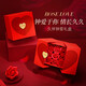 Lao Fengxiang Vierblatt Clover Gold Armband Frauenfußball Gold Hetian Jade Armband Frauen chinesisches Valentinstag Geschenk an die Geburtstagsgeburtstag der Frau Vierblätter Clover Gold Armband + Langlebige langlebige Begleiter Liebesgeschenkschachtel