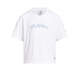 Adidas (adidas) Camiseta de ropa para niñas para niños 25 Summer 101 Spot Dog Article Estilo de marca Embellido Agodón puro de algodón corto KG6626 KG6625 White 165 (Etiqueta 164)