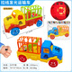Racing en ligne de ligne, voiture de clôture Huili, locomotive à tir de ligne, étal de marché de nuit pour les jouets pour enfants, locomotive brillante à tir de ligne