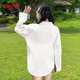 
Baleno solid color shirt thin coat for women summer 2025 new shirt for women lazy loose design niche top