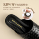 ZHR top layer sheepskin slippers for women in summer retro muller style semi-drag women's outer wear commuter women's shoes S677 noble black 34