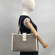 
Gucci [618] Padlock series GG women's shoulder bag women's bag beige/ebony white edge 479197KHNKG9761