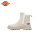Dickies Botas de Nieve para Mujer Botas de Mujer Botas Cortas Gruesas de Terciopelo de Invierno Zapatos de algodón cálidos Botas Beige 37