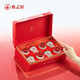Swallow House Frisch gedünstetes Vogel Nest Sofortige frische Blumen Geschenkbox für schwangere Frauenbeschränkungen Elders Ernährung Tonic Geburtstag Geschenkgeschenk Geschenkbox] 40g*8 Flaschen*2 Kisten