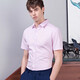 Jeep Spirit Jeep Groomsman Boda Camisa de boda Free Business Style Coreano Estilo delgado Soldier Soldier Pink Men Gentleman Slim Pink 38
