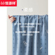 Hengyuanxiang Pyjamas Herrenreiner Baumwoll -Frühling und Herbst lange Ärmel Voller Baumwollstil für lässige Heimkleidung Herrenanzug 16854 170 (l)
