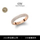 Daniel Wellington (DanielWellington) dw ring for women, star same style, wide version of starry sky star ring, rose gold No. 58, birthday gift DW633