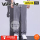 Walker Shop haut de gamme Jeans pour hommes Summer Summer Gin Casual Pantals Straight Low Wide-Leg Men 1048 Blue clair 2xl [155-170Jin [Jin est égal à 0,5 kg]]]