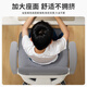 Dianying computer chair office chair home worker student study chair swivel chair writing study e-sports gaming chair DNY-03 white frame gray mesh + rotating armrest