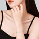 Chao Acer Love Platinum Bracelet for Women PT950 Hand Jewelry Stacked as a Birthday Gift for Girlfriend, Priced at 360 Yuan, 3.55g, Chain Length Approximately 16cm + Tail Chain