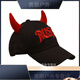 筏芯小恶魔防晒帽泰酷黑红血液恶魔亚文化小众街头朋克嘻哈鸭舌 6891黑色