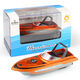 Creation Secret Mini-Fernbedienungsyacht 2,4 G Kinder-Wasser-Fernbedienungsboot Spielzeug Aufladen Rudern Hochgeschwindigkeits-wasserdichtes Schnellbootmodell Orange-2,4 G Fernbedienungs-Rennboot 2 Nr. 7 Fernbedienungsbatterien + Ladekopf + Schraubendreher