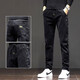 Hosen für Arbeiten für Männer tragen resistente lose elastische Sommerkonstruktionsstandorte mit Tränenfisch Denim Arbeitskleidung Arbeitsschutz Arbeit Hose 433 Grau [hohe Qualität] 4xl [Empfohlen 165-180jin [Jin ist 0,5 kg]]