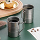 Quanshi 304 stainless steel retro beer mug direct drinking mug beverage juice cup cold water cup coffee tea cup 350ml
