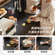 
Lin's home sideboard integrated with solid wood strips tea cabinet walnut color wine cabinet medieval style tea cabinet storage cabinet UM3T [Floor-standing high cabinet] sideboard 1.5*1.9m