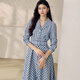 Roeyshouse Loi Robe de revers élégante 2025 Automne Nouvelle température Plaid Âge réduisant la jupe à mi-long 12529 Plaid (courroie de livraison) M