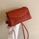 Nanfeng Chio2nd echtes Leder-Leder-Kuhläden-Wolken-Mousse kleine Quadratbeutel für Frauenbeutel Litschee Muster Pendler Frauen One-Shoulder Crossbody Bag Cherry Red [Send Rosenanhänger]