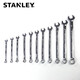 STANLEY (STANLEY) powerful fine polished dual-purpose long wrench plum blossom open-end wrench metric wrench mobile phone repair 20mm 85-687