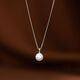 Mengke Pendant Necklace Women's 2025 New Summer Necklace Light Luxury Niche Feel High-Quality Temperament Simple Clavicle Chain Women Gold Freshwater Pearl Necklace