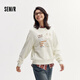 Semir Snoopy series sweatshirt for women, cartoon dropped shoulders, loose clothes, personalized autumn design pattern 101524116009