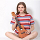 
He Jiagong Ukulele Beginner Beginners and Beginners for Girls' Introductory Vancouver 23-inch Small Guitar Children's Ocean Empire + Accessories + Tuner + Cotton Bag 23-inch