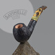 Sharpfen (SAVINELLI) Italian vintage handmade imported pipe heather wood 677 bend bucket filter cigarette holder solid wood pipe men's gift [Paloma 677 type] Classic large bend bucket