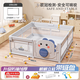 Qiaole Bear Baby Zaun Kinderschloss Offene Tür Baby Kletterpolster Spiel Zaun Wohnzimmer Zaun Kinder -Leitplanke 150*180